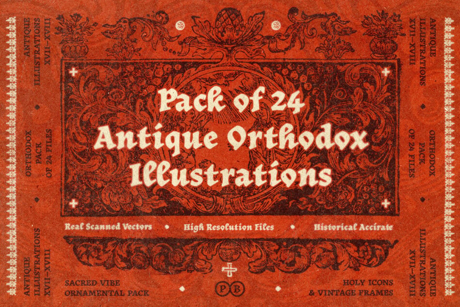 Ornate rust-red vintage book cover with baroque illustrations, decorative borders, cream text overlay