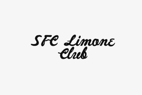 SFE Limone Club in bold italic script on cream background