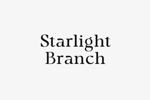 Starlight Branch serif typeface displayed in black on clean off-white background