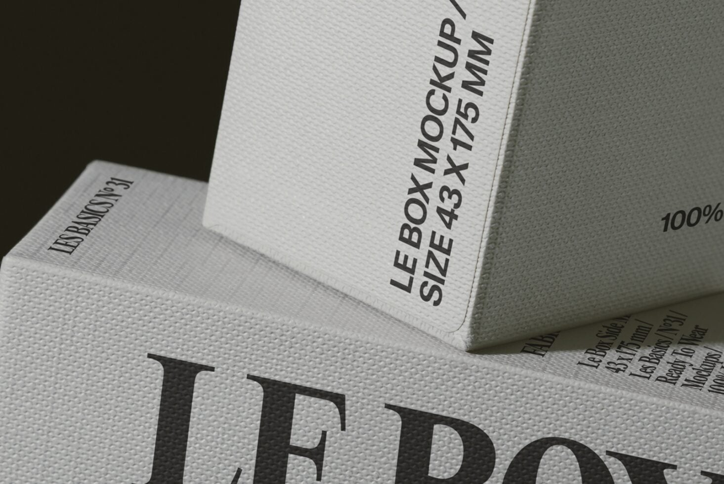 Hardcover book mockup shot at angle showing spine label with size specs