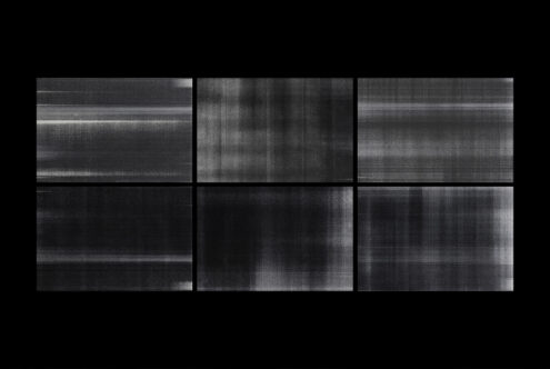Six gritty grayscale texture panels with scan lines, noise, for that worn digital vibe