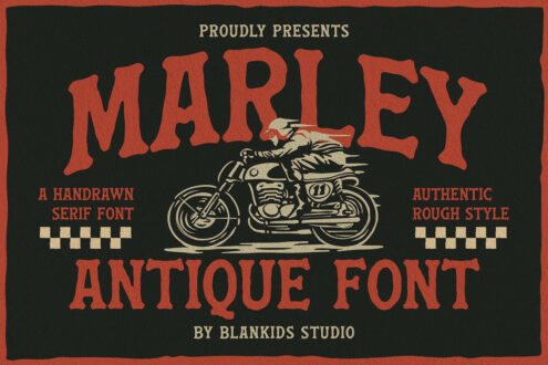 Marley Antique font by Blankids