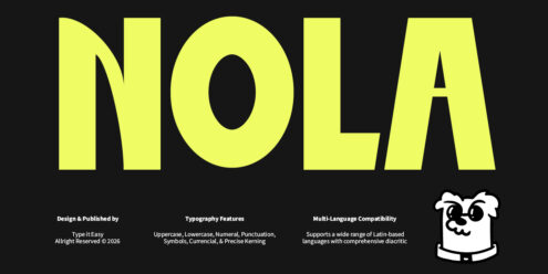 ST NOLA font by Type it Easy
