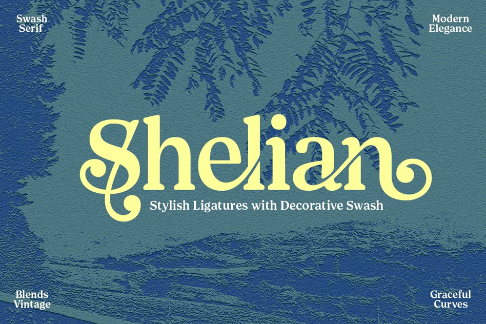 Shelian font by Seniors Studio