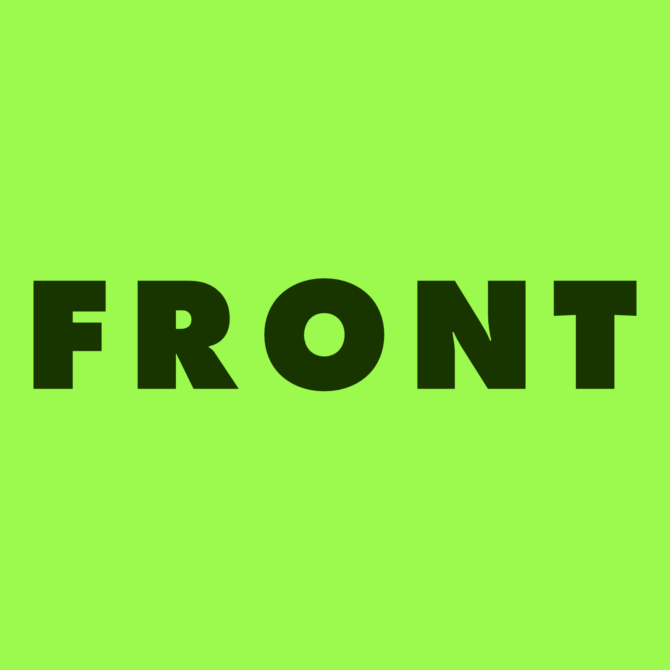 Bold green font displayed on lime background
