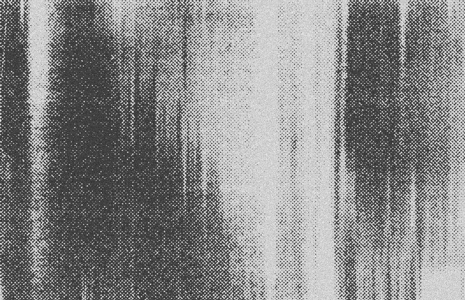 Halftone dot texture gradient shifting from dark to light with vertical striping effect