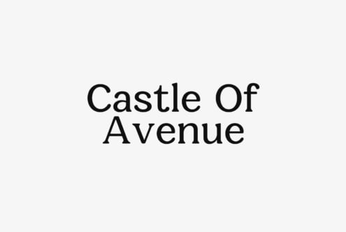 Castle Of Avenue font by Ragamkata Studio