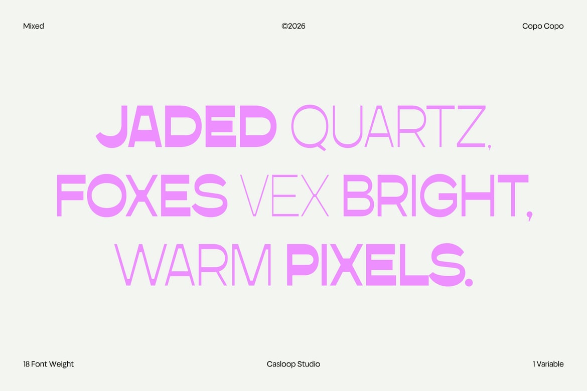 Copo Copo font by Casloop Studio