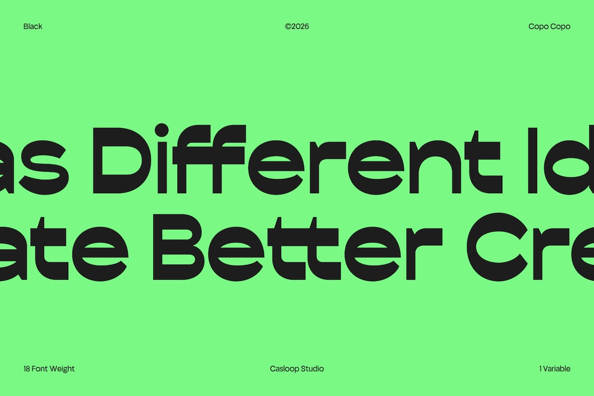 Copo Copo font by Casloop Studio