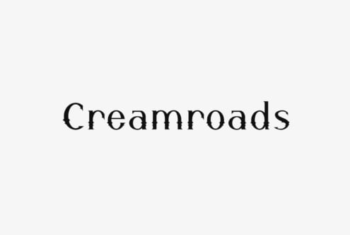 Creamroads font by Riff Type