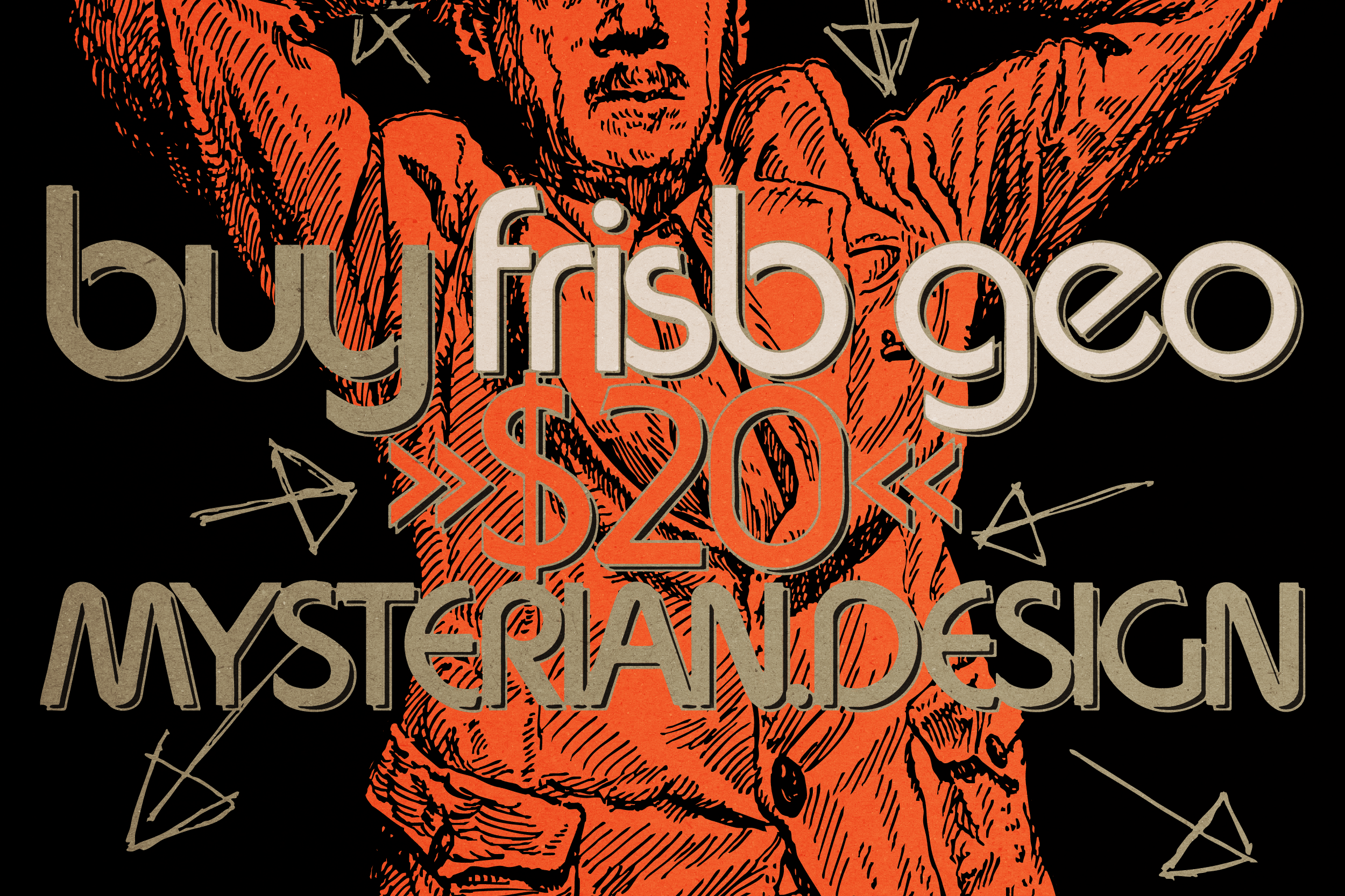 frisb geo font by Mysterian Design