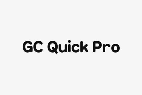 GC Quick Pro font by Glyphonic