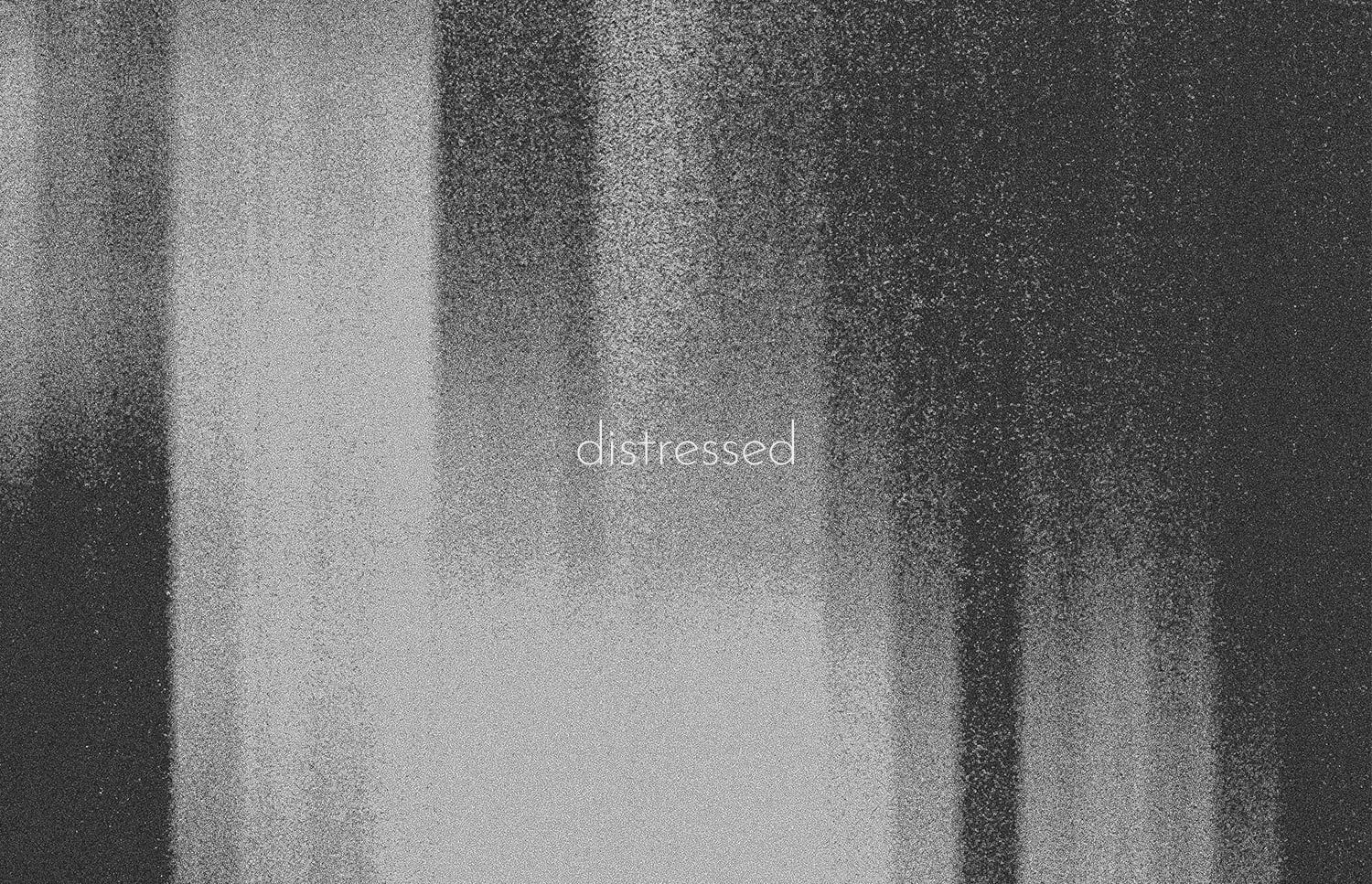 Grainy monochrome texture with vertical light streaks, distressed overlay effect for gritty design work