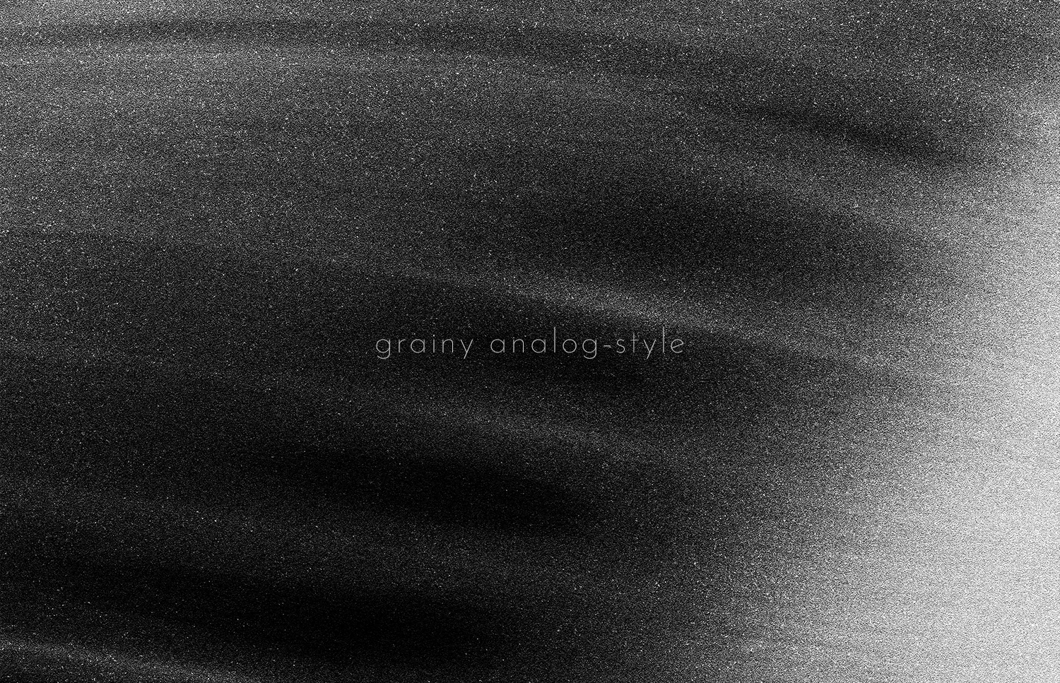 Grainy dark overlay texture with analog film noise effect throughout