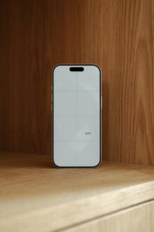 iPhone 17 Pro Wood Mockup Acte–009 mockup by Acte