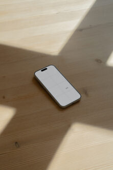 iPhone 17 Pro Wood Mockup Acte–012 mockup by Acte