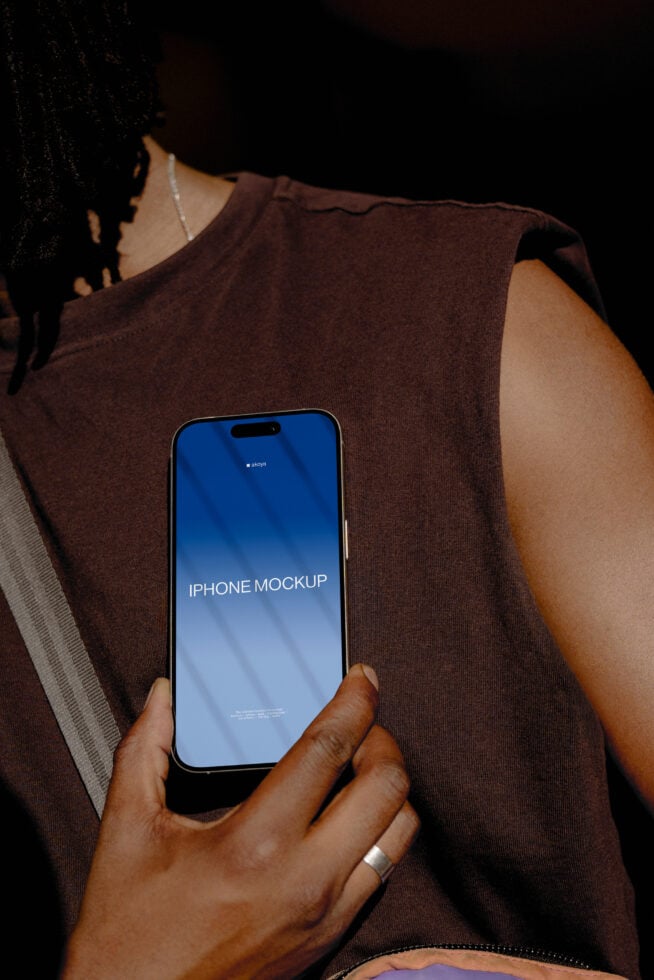 iPhone Mockup 073 mockup by Akoya Mockups