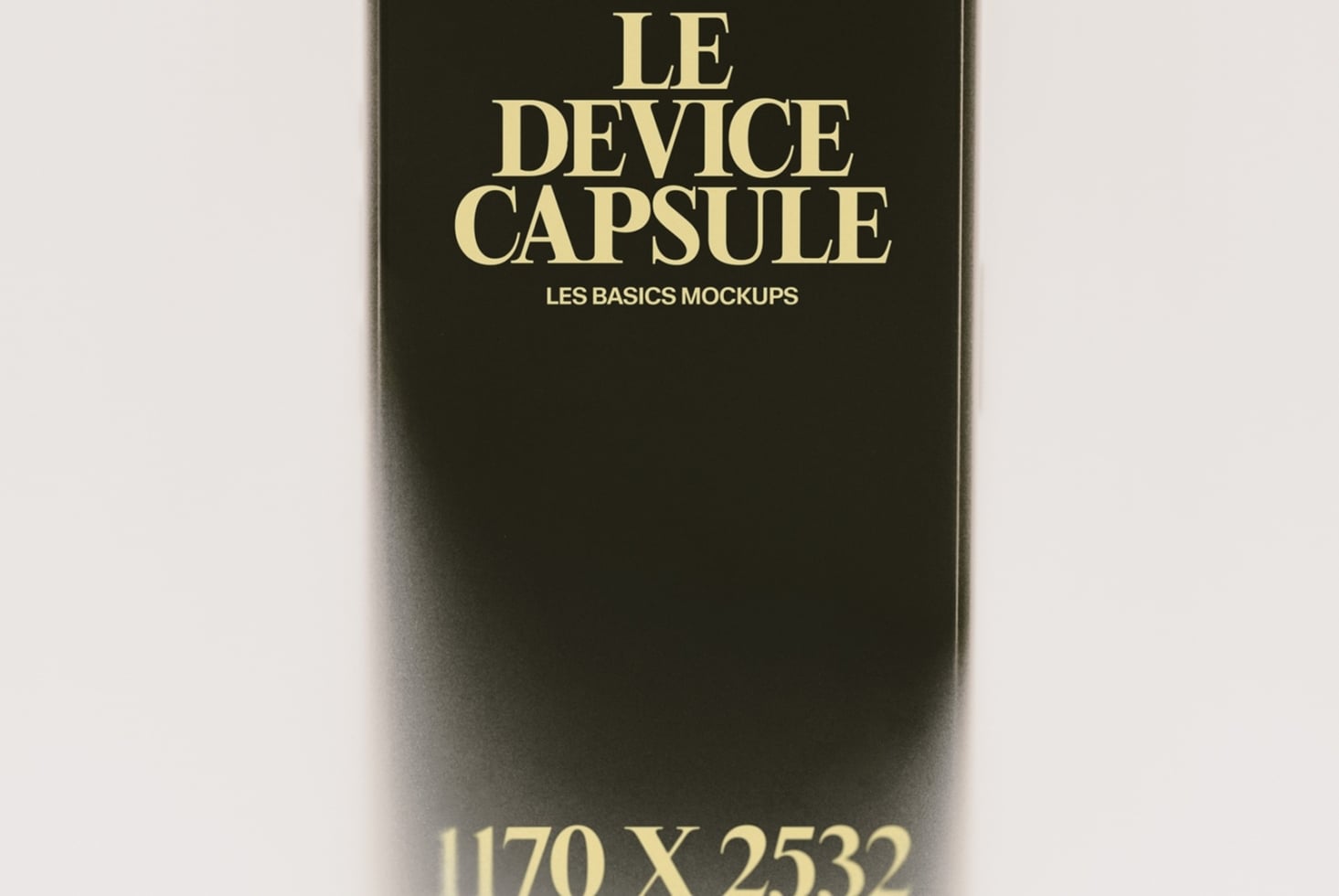 Olive green book cover mockup with gold serif typography, Les Basics collection