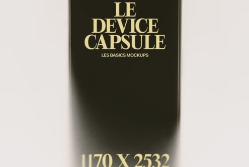 Olive green book cover mockup with gold serif typography, Les Basics collection