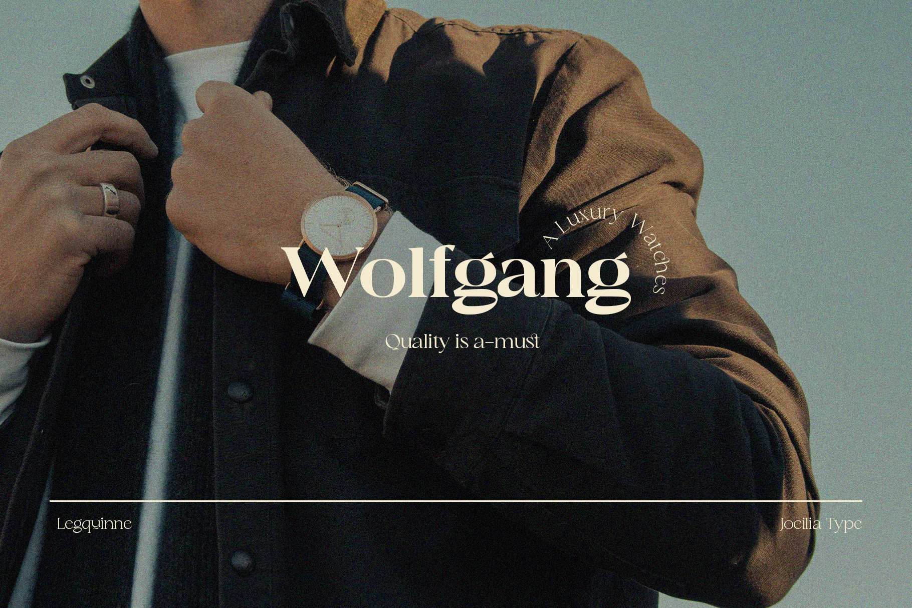 Legquinne font by Jolicia Type Foundry
