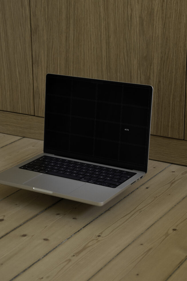 MacBook Pro Mockup Acte–002 mockup by Acte