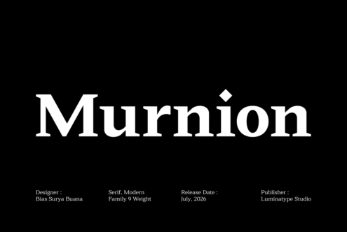 Murnion font by Luminatype Studio