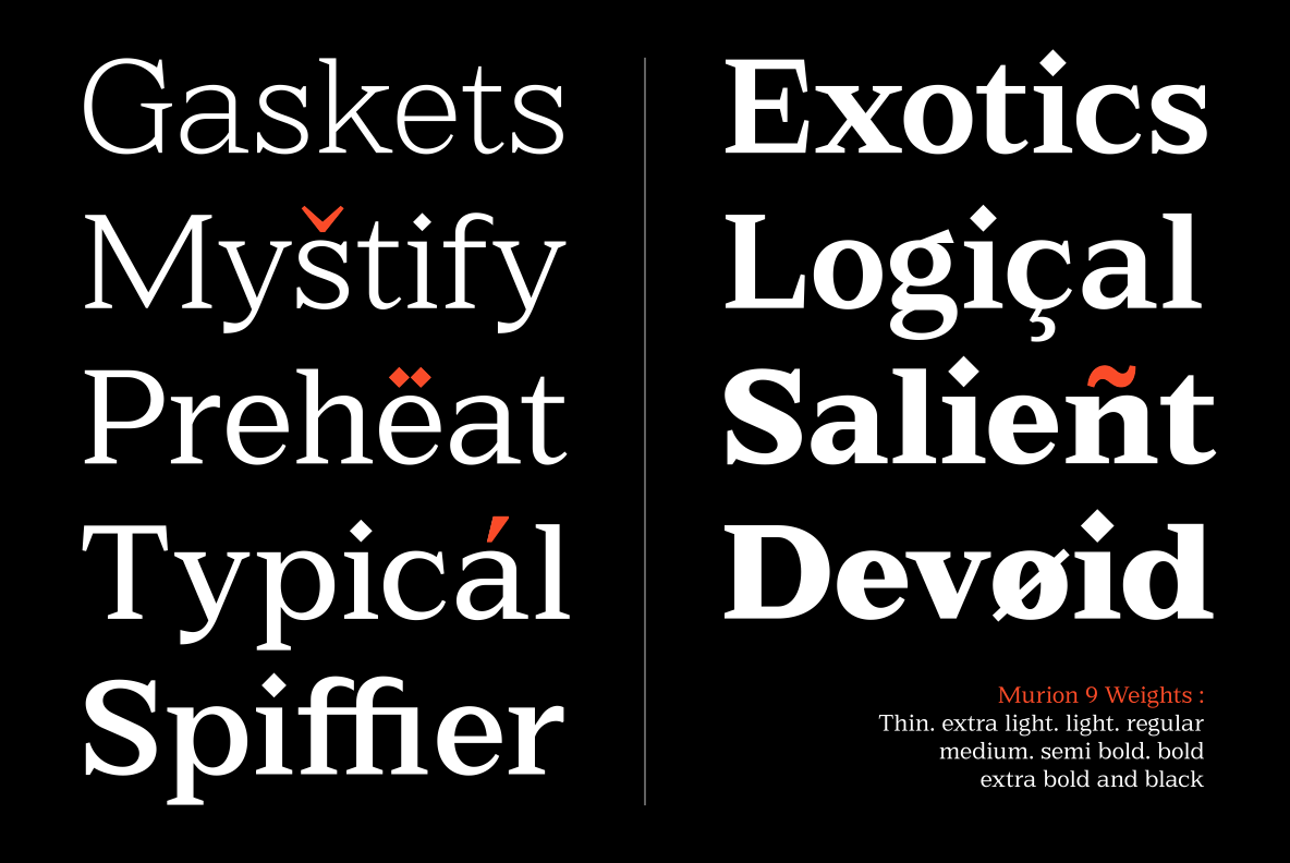 Murnion font by Luminatype Studio