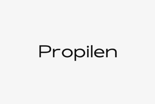 Propilen font by Glyphminds Studios