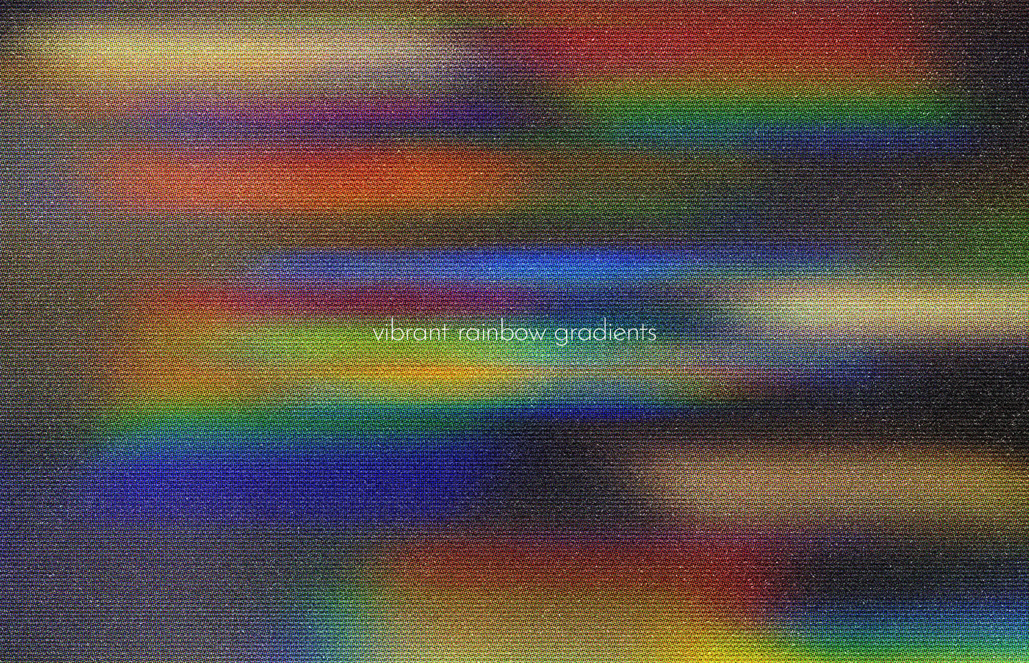 Colorful woven texture with rainbow gradient bands flowing diagonally across fabric surface