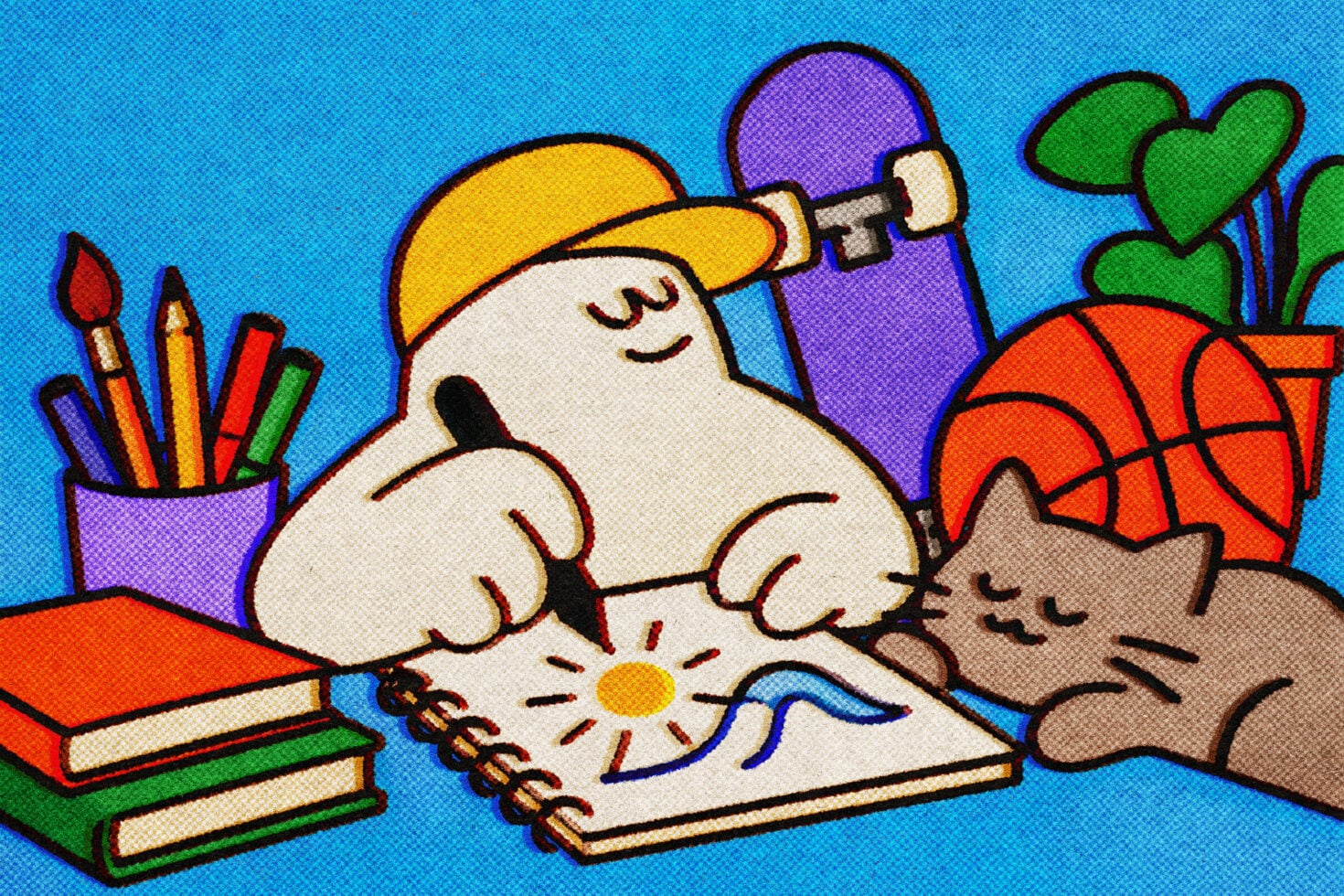 Retro Comic Print Effect graphic by Pixelbuddha