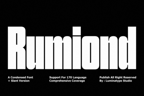 Rumiond font by Luminatype Studio