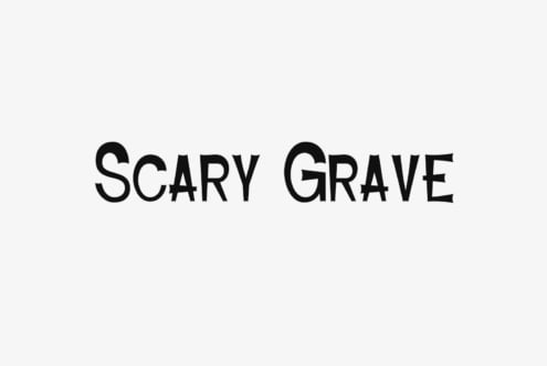 Scary Grave font by Pandeka Foundry