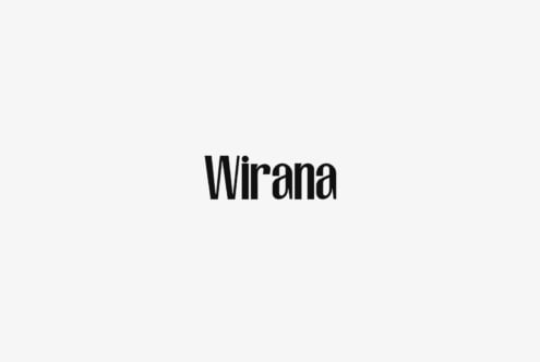 Wirana font by Bentype Studio