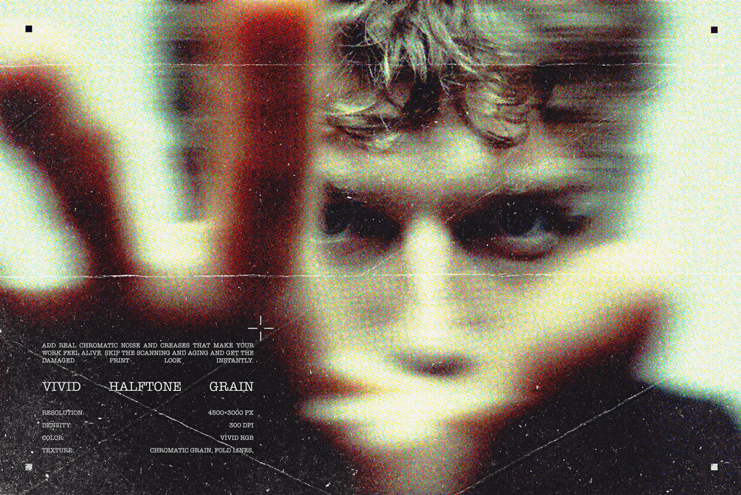 Vivid Halftone Grain Photo Effect graphic by Pixelbuddha