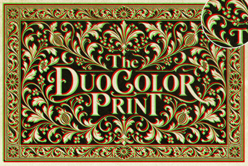 Duo Color Print Effect graphic by Pixelbuddha