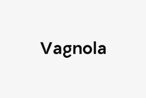 Vagnola serif font displayed in bold black text on clean white background