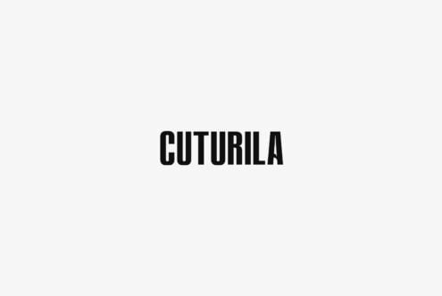 Cuturila bold sans serif typeface displayed on light gray background