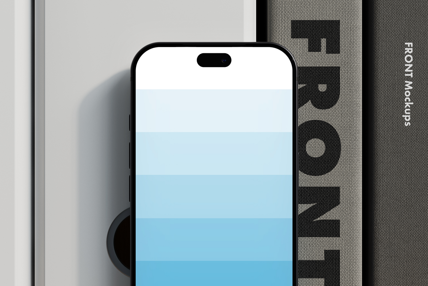 iPhone 18 Pro Mockup 001 mockup by FRONT