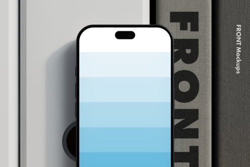 iPhone 18 Pro Mockup 001 mockup by FRONT