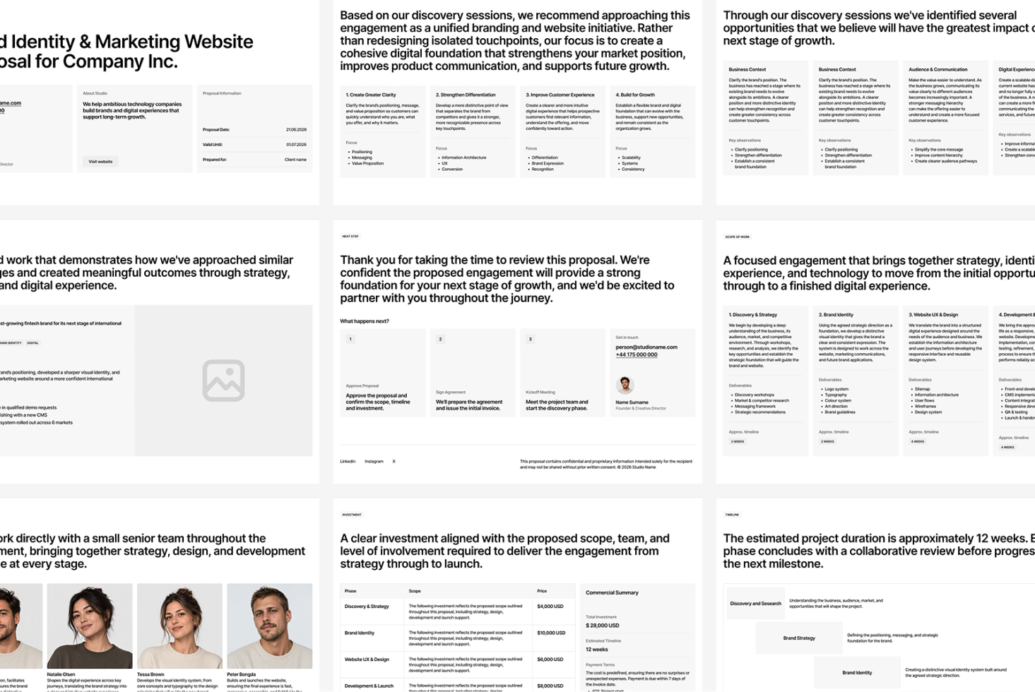 Sales Proposal OS – Figma Sites Template by Coal Supply