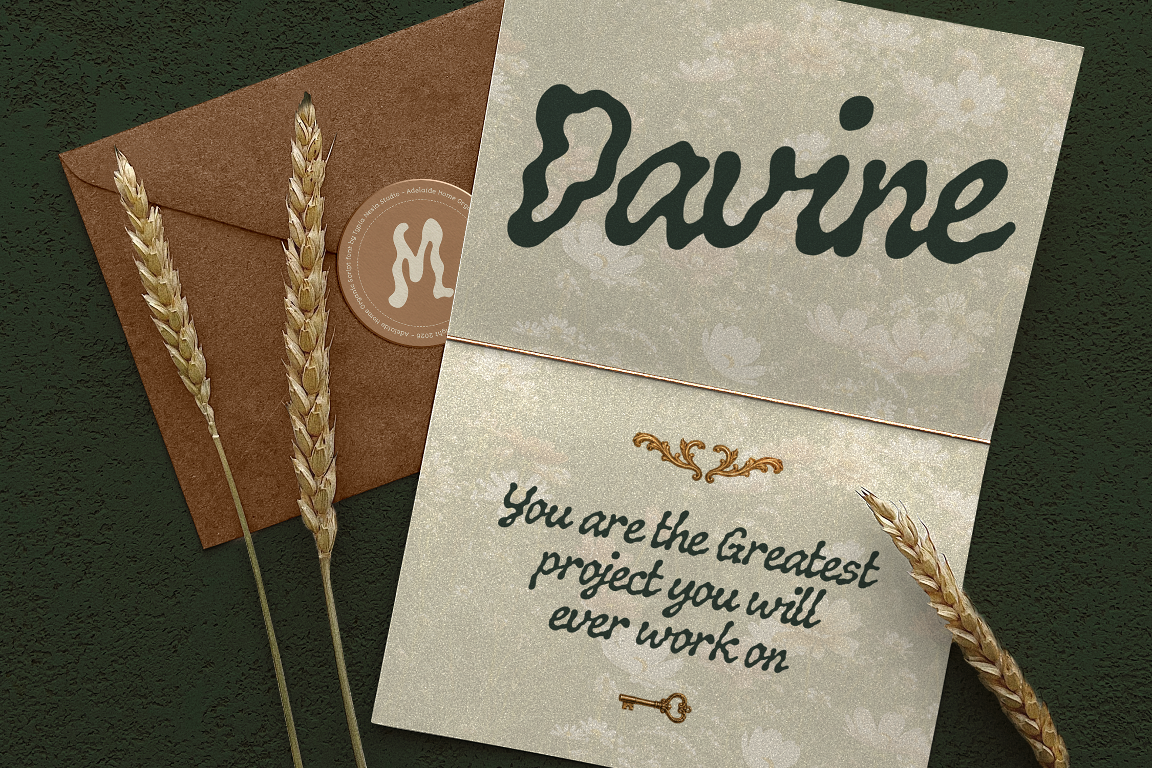 Adelaide Home font by Typia Nesia