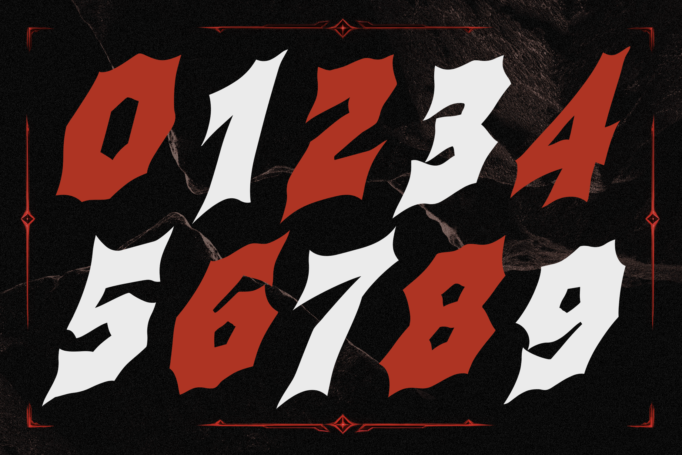 Bazhero font by Typia Nesia