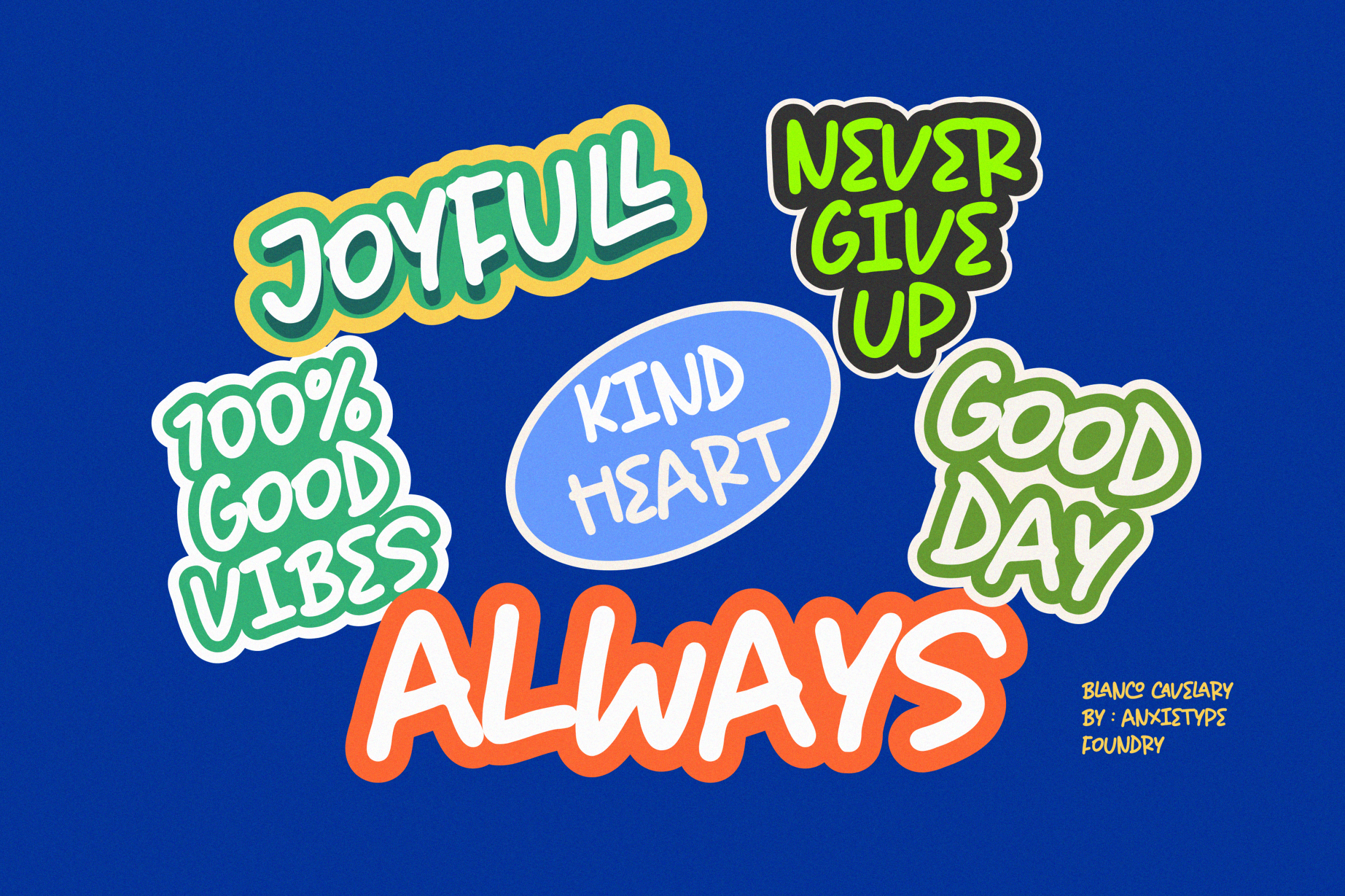 Blanco Cavelary font by Anxietype Foundry