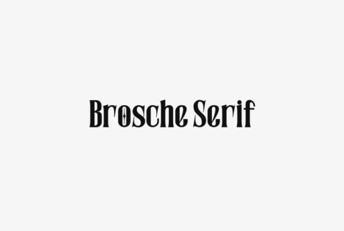 Brosche Serif font by Bentype Studio