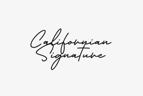Californian Signature font by Anxietype Foundry