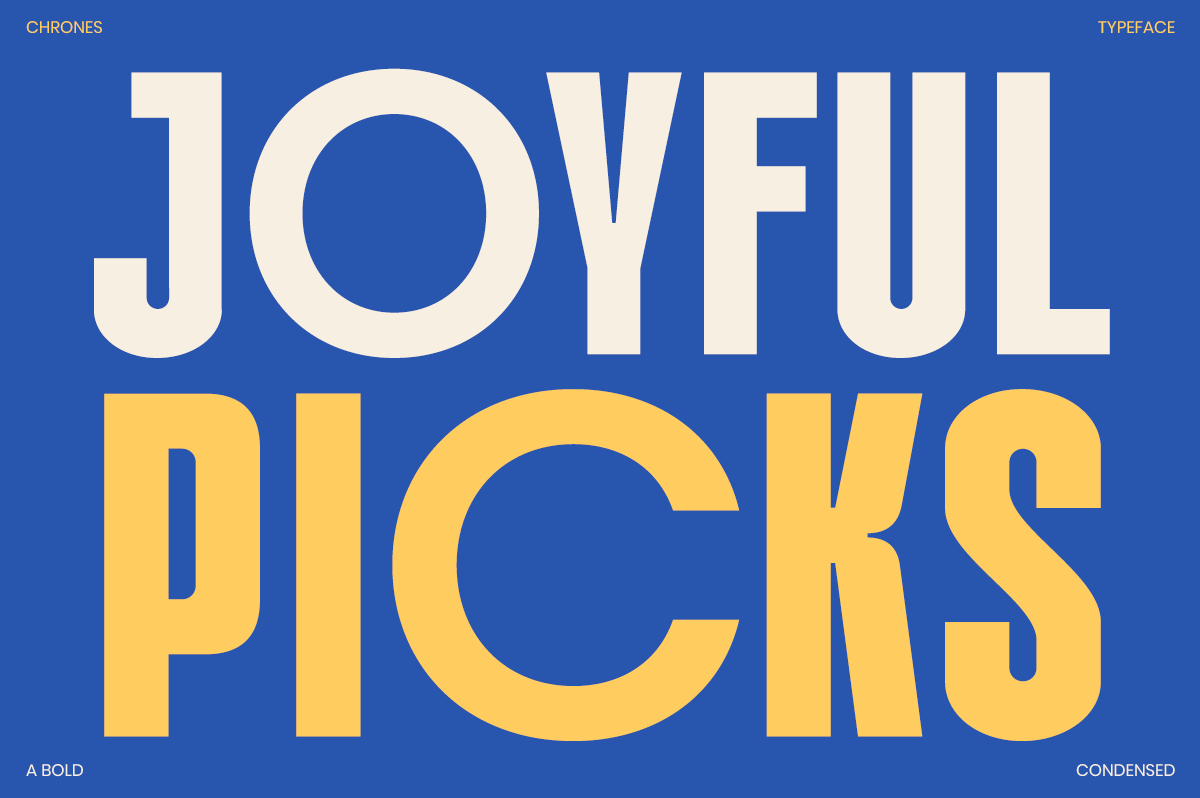 CHRONES font by Say Studio