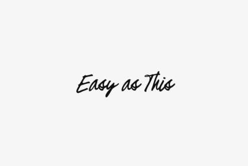 Easy as This font by Typeparties