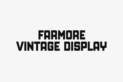 Farmore Vintage Display font by HolisFonts