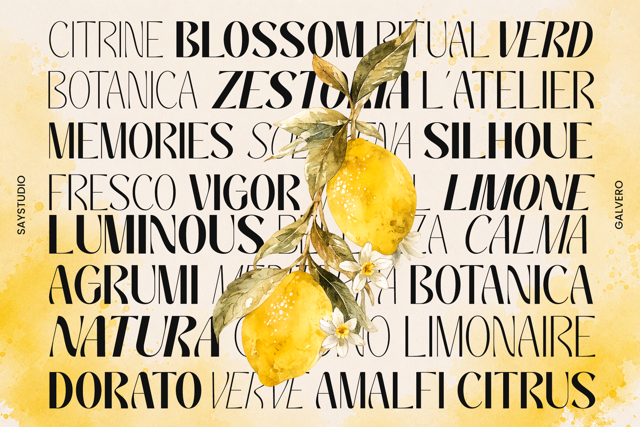 GALVERO font by Say Studio