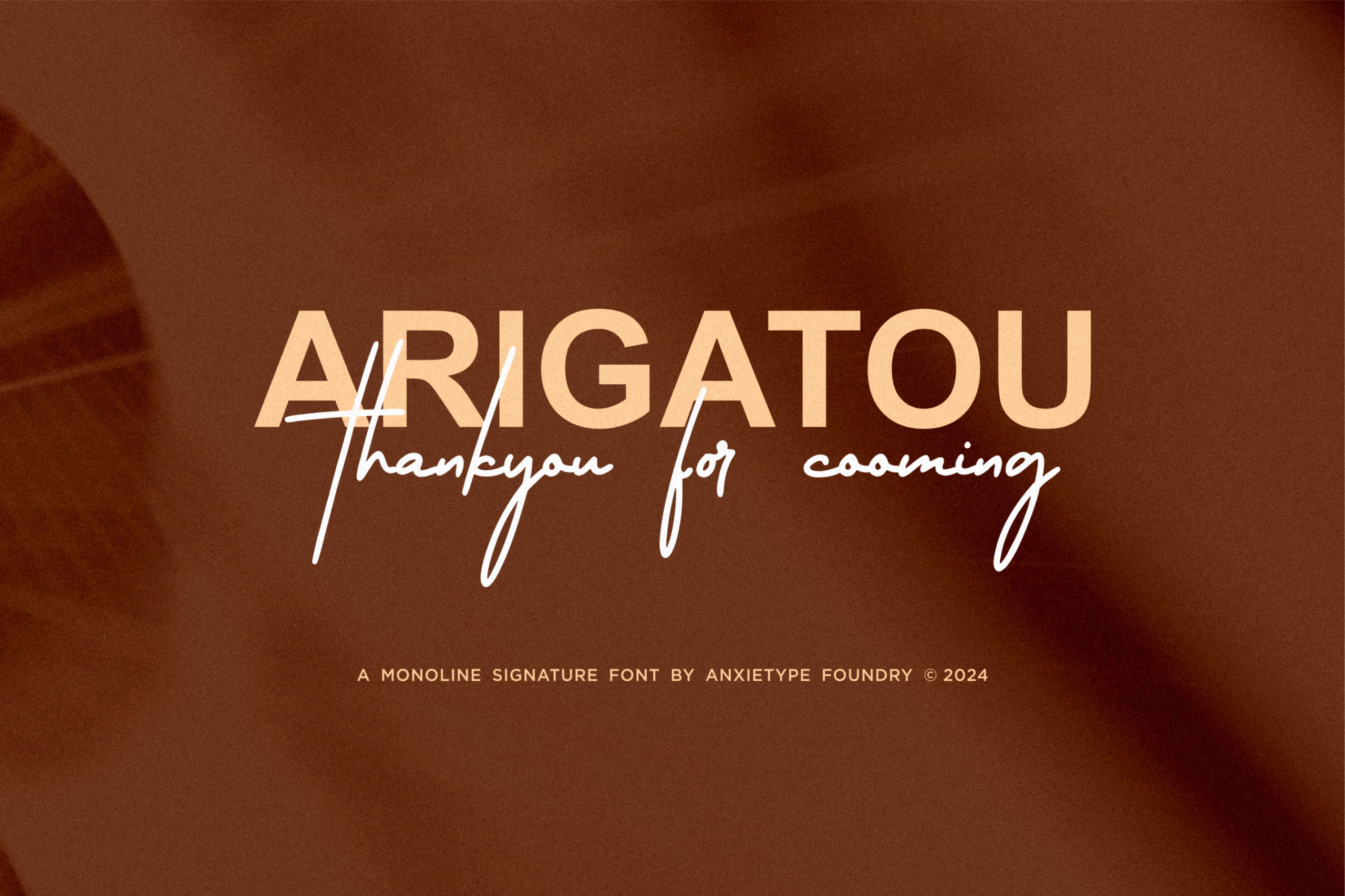Gateway Signature font by Anxietype Foundry